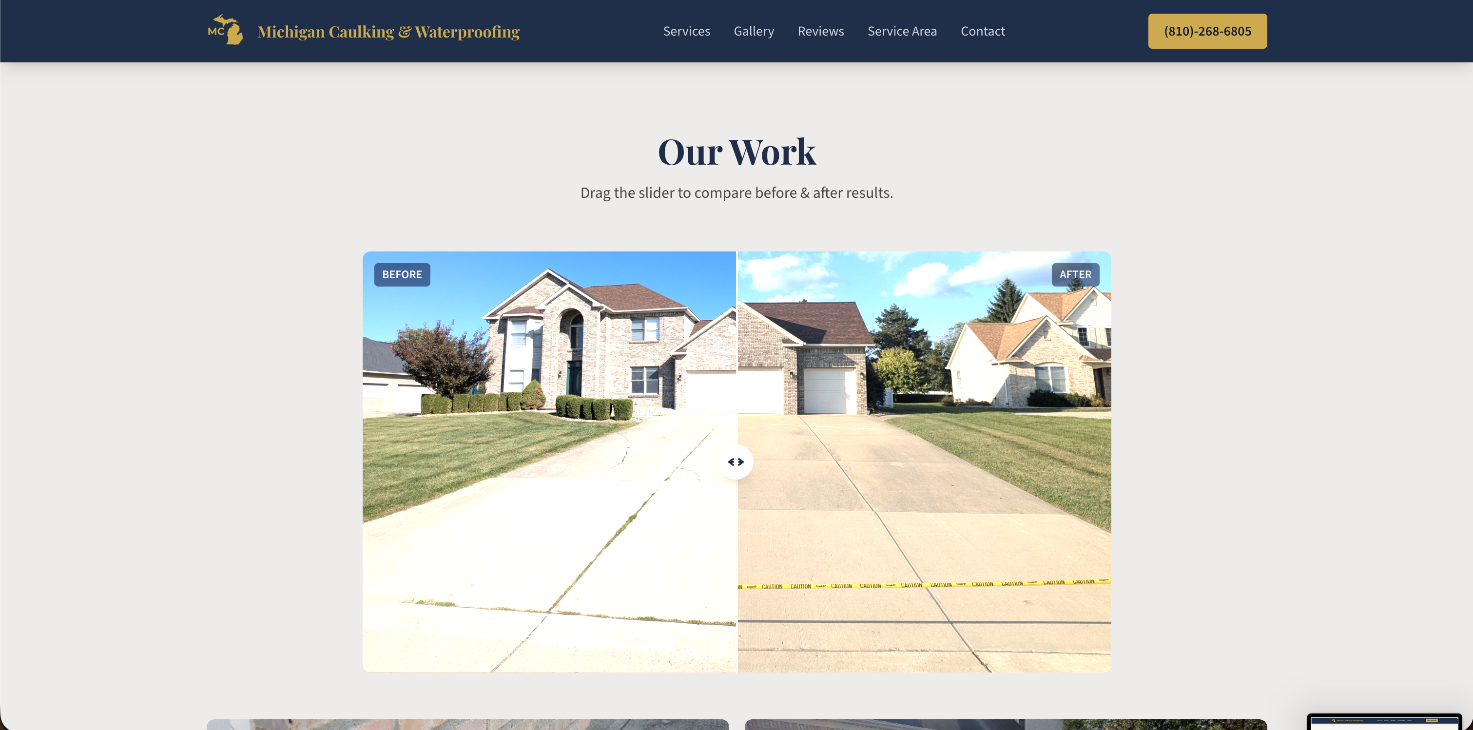 Michigan Caulking & Waterproofing screenshot 3